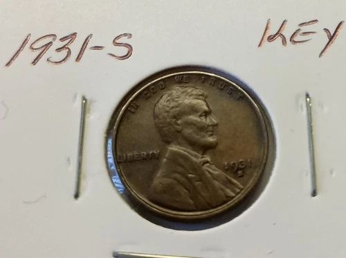 1931-S Lincoln Wheat Cent Key Date