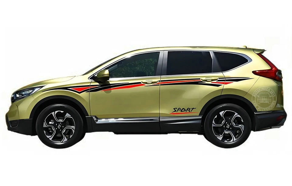 Graphics Sport Car Sticker For HONDA CR-V Waist Line Stripe Side Door Decals - Imagem 4 de 4