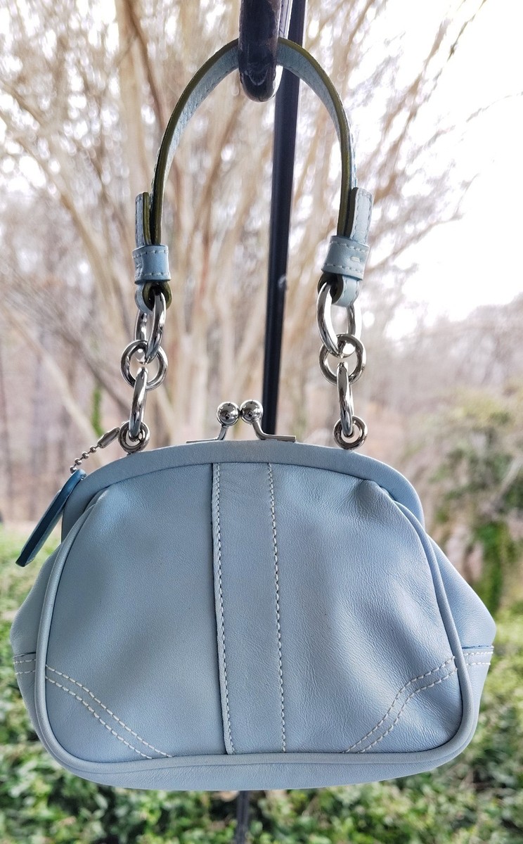 Coach 3564 MICRO Limited Edition Y2K Light Blue Butterfly Applique