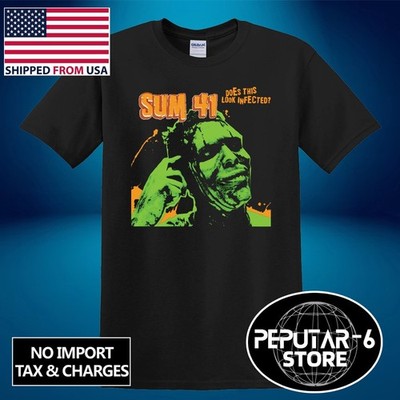 SUM 41 Infected Men's Black  Size S-3XL