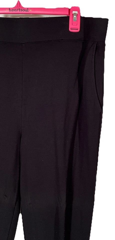 Pantalones Matty M negros con bolsillos con bandas inferiores talla XL GUC - (6) Foto 3 de 4