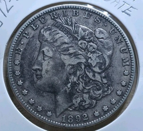 TONER 1892 O Morgan Silver Dollar Exceptionally Fine 45 To About Uncirculated 50