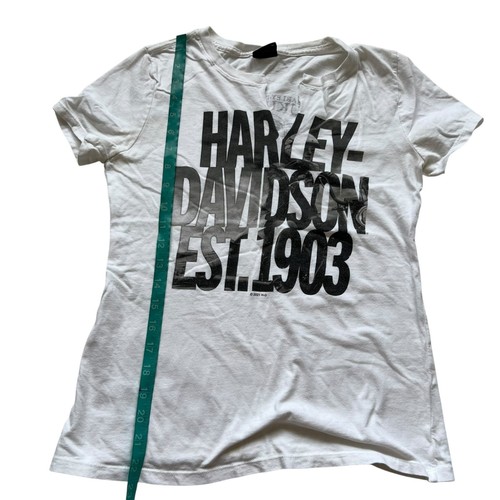 Harley-Davidson t-shirt womens small Cancun white black logo graphic print - Picture 7 of 7