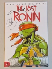 TMNT The Last Ronin Original Sketch (Michaelangelo)  Escorza Brothers SIGNED COA