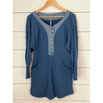 free people long sleeve tunic dress Free People Black Long Sleeve Tunic Dress