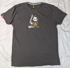 Fishbone Joker T Shirt Grau Asphalt Größe L