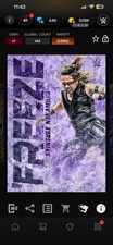 WWE Topps Slam Digital SHINSUKE NAKAMURA Freeze 25 Frostbite Purple Iconic Read 