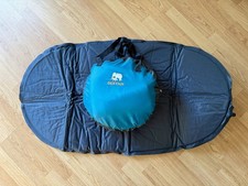 Deryan Baby Luxe  Pop-Up Travel Cot with Mosquito Net and Mattress Aqua