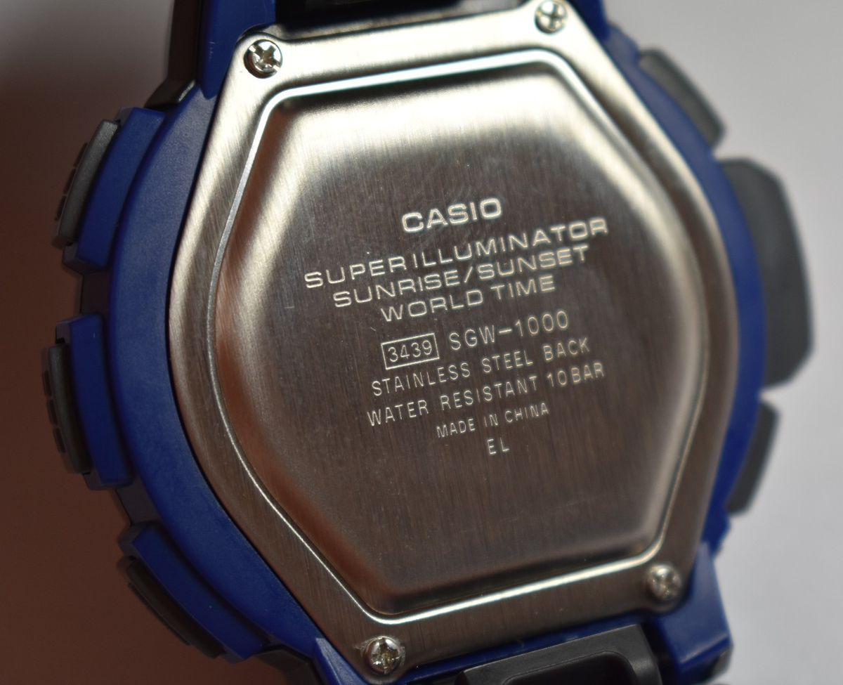 Casio Triple Sensor Watch Compass Thermometer Altimeter