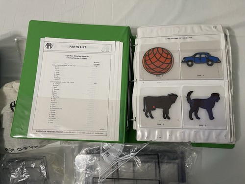 APH Light Box Materials Level 3 Kit – 400+ Items, Worksheets, Guidebook, Bag - Picture 4 of 6