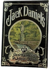 Jack Daniels Old No. 7 Gentlemen's Playing Cards Embossed Box Collectible Cards