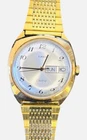 Vintage 1974 Timex Electric Day Date Gold Tone Taiwan 38mm Case 76060 26274