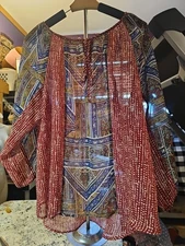 monroe and main Bohemian Tunic 1X