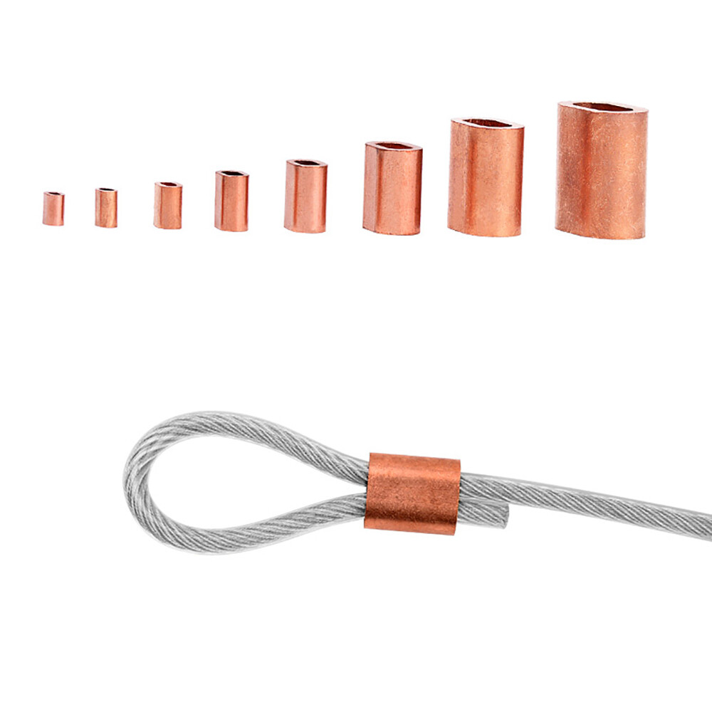 Wire Rope Ferrules Cable Crimps Sleeve M1M8 Stainless Steel/Copper