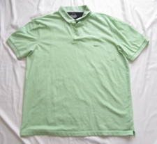 Men Chaps Cotton Polo Easy Care Polo GreenCasual Short Sleeve Shirt Sz L MT486 