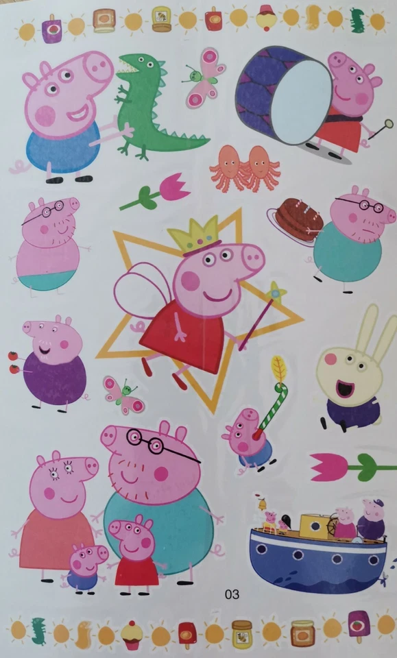 KIDS Temporary Tattoo PIG Great for Party Bags