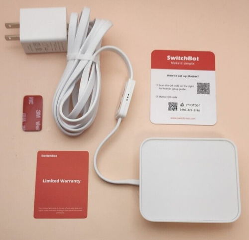 SwitchBot Hub 2 - Portable - All-In-One Smart Home Hub - White