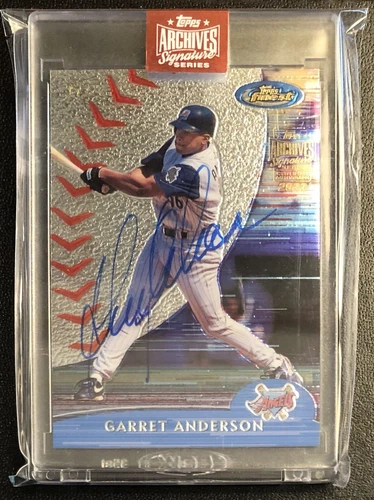 2023 Topps Archives Signature Series Garret Anderson 1/1 Auto 2000 Finest #5
