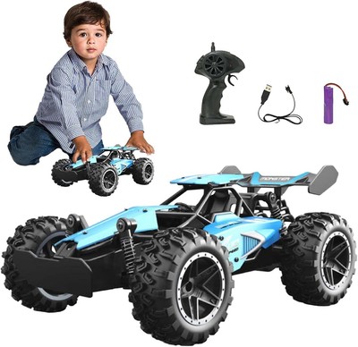 Ferngesteuertes Auto 2,4GHz 1:18 RC 2WD Offroad Auto Monster Truck 20km/h GIFT