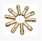 10pcs Collet Nut Kit Quick Change Tools Part Power Rotary for Dremel Accessories