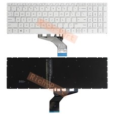 US White With Backlit Keyboard for HP Pavilion 15-CN 15-CP 15-CS 15-CW 15-CR