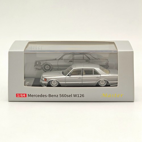 Master 1/64 Mercedes-Benz S560sel W126 Diecast Toys Car Models Collection Gifts - Imagen 26 de 31