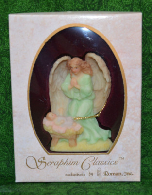 1996 Seraphim Classics Angel Ornament 'Francesca' Loving Guardian by Roman