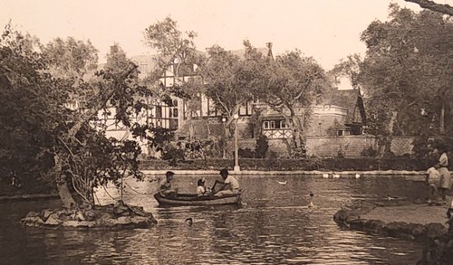 Vintage Picture Of The "Lagoon In The San Isidro Park" In Lima, Peru. #-2364 - Picture 9 of 9