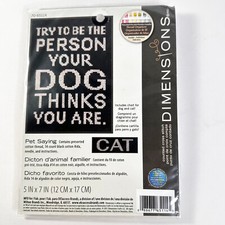 Dimensions Cross Stitch Kit Pet Sayings