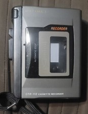 Optimus CTR-112 Portable Audio Cassette Voice Recorder/Player w/Speaker 