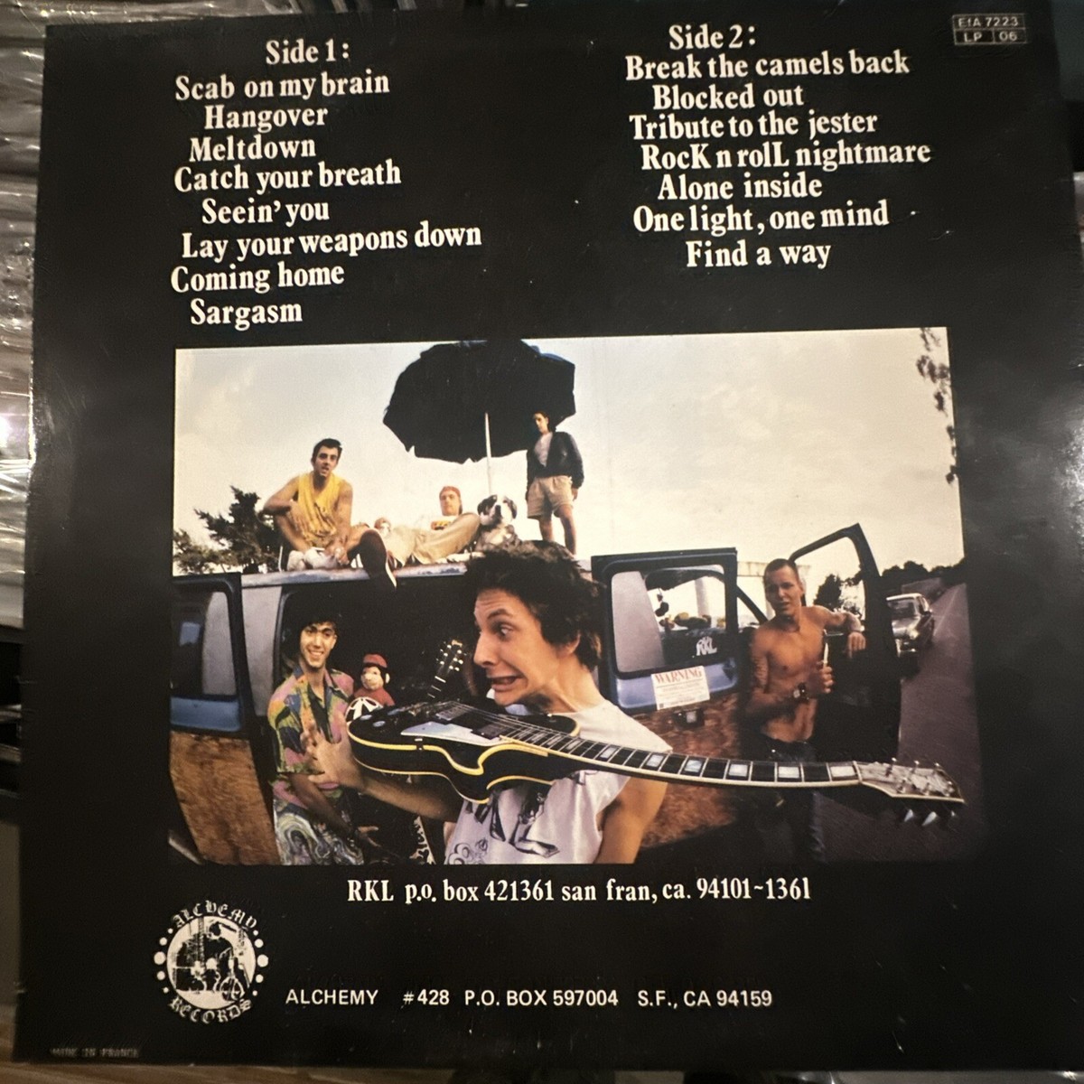 Rich Kids On LSD – Rock N Roll Nightmare LP 1987 Alchemy