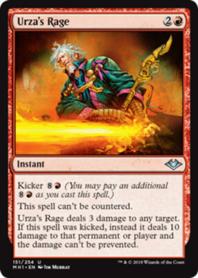 MTG Urza's Rage ウルザの怒り foil Urza's Rage - Foil NM, English MTG Modern Horizons | eBay