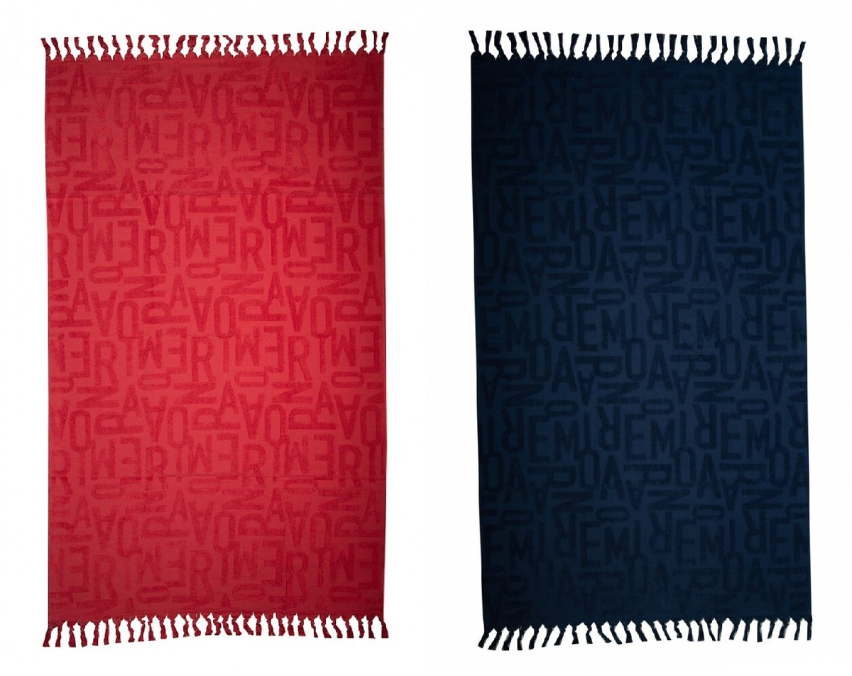 Toalla de playa EMPORIO ARMANI esponja de piscina o spa ropa de playa de algodón