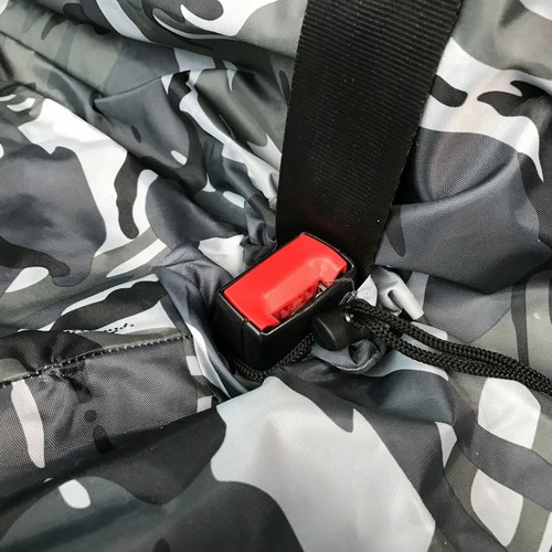 FOR FORD TRANSIT CUSTOM - PREMIUM & HEAVY DUTY GREY CAMO FRONT SEAT COVERS 2+1 - Picture 5 of 6