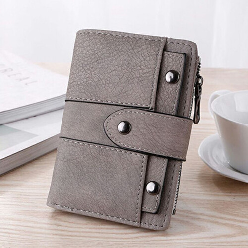 Leather Wallet for Women Ladies Credit Card Holder Bifold Purse Clutch Handbag