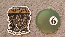 Pro Wrestling Crate Syxx And Adam Cole Stickers Brand New 🔥🔥