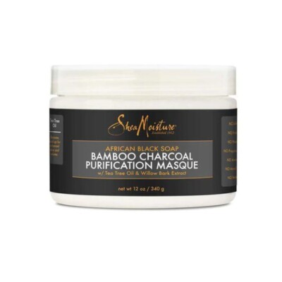 Shea Moisture African Black Soap Bambuskohle Reinigungsmaske 340g 