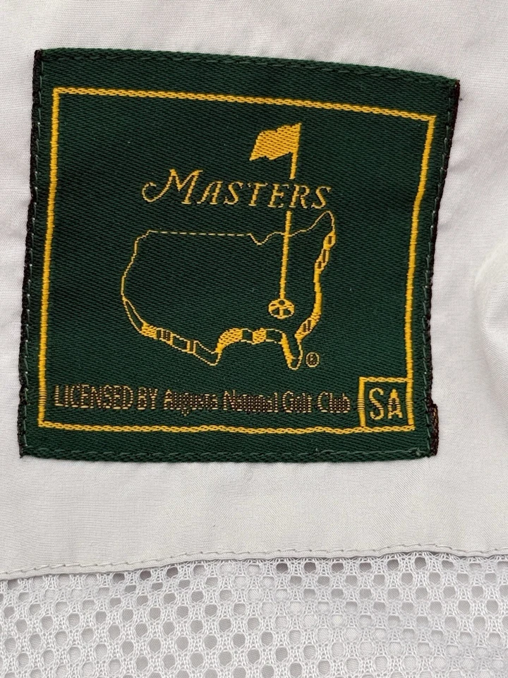 MASTERS AUGUSTA  National Golf Club FULL ZIP RAIN JACKET Size Medium.Read & Look - Image 3 of 4