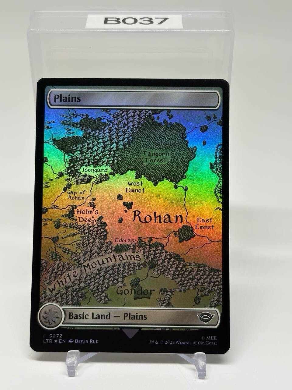 Plains 272 FULL ART FOIL, The Lord of the Rings, MTG LTR NM/M