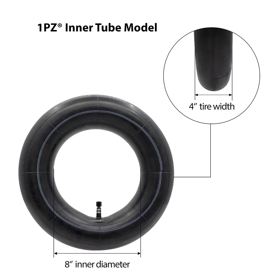 2x 4.80/4.00-8 Tire & Inner Tube 4.00-8 4.80-8 480/400-8 Wheel Barrow Tillers - Image 3 of 4