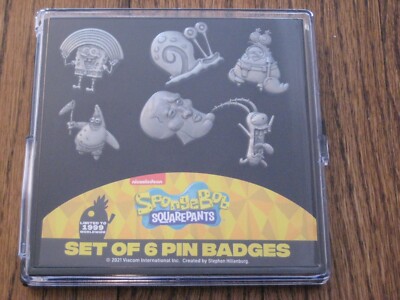 Fanattik SpongeBob SquarePants Limited Edition 6 Pin Set -New!