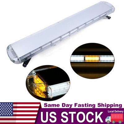 52 Inch 96-LED Light Emergency Beacon Warn Light Bar Tow Truck Response Strobe
