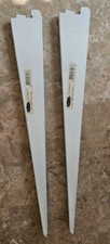 Lot of 2 White Rubbermaid 14.5" Twin Track Shelving Bracket