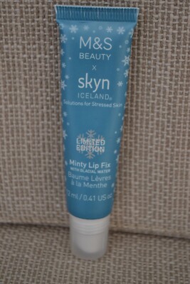 Limited Edition M&S Beauty Skyn Iceland Minty Lip Fix Lippenbalsam 12ml UVP 12£