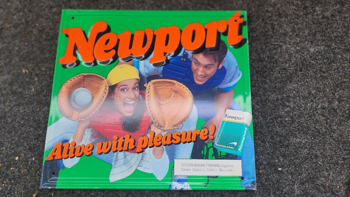 newport cigarette sign Authentic Newport Cigarette Sign 11