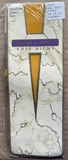 1980s 1990s DIANA MARCO DAYSHEER QUEEN SIZE KNEE HIGH PANTYHOSE SZ 10 13 MUSTARD
