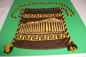  WOMENS EURO GREEK AGORA ( SHOPPING ) BAG FOR THE FESTIVAL DANCE FLOOR is
