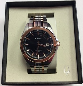 BULOVA Men's Precisionist Two-Tone Rose 