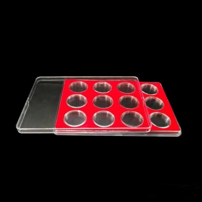 27mm Coin Capsule Collection Box Protect Display Case Storage Organizer Holder