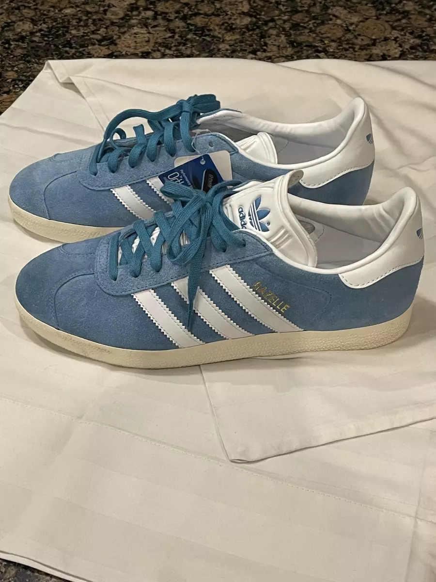 light blue adidas gazelle mens